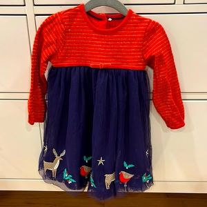Baby Boden girls holiday dress